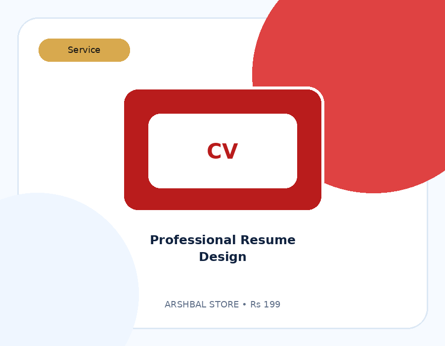 Professional Resume Design