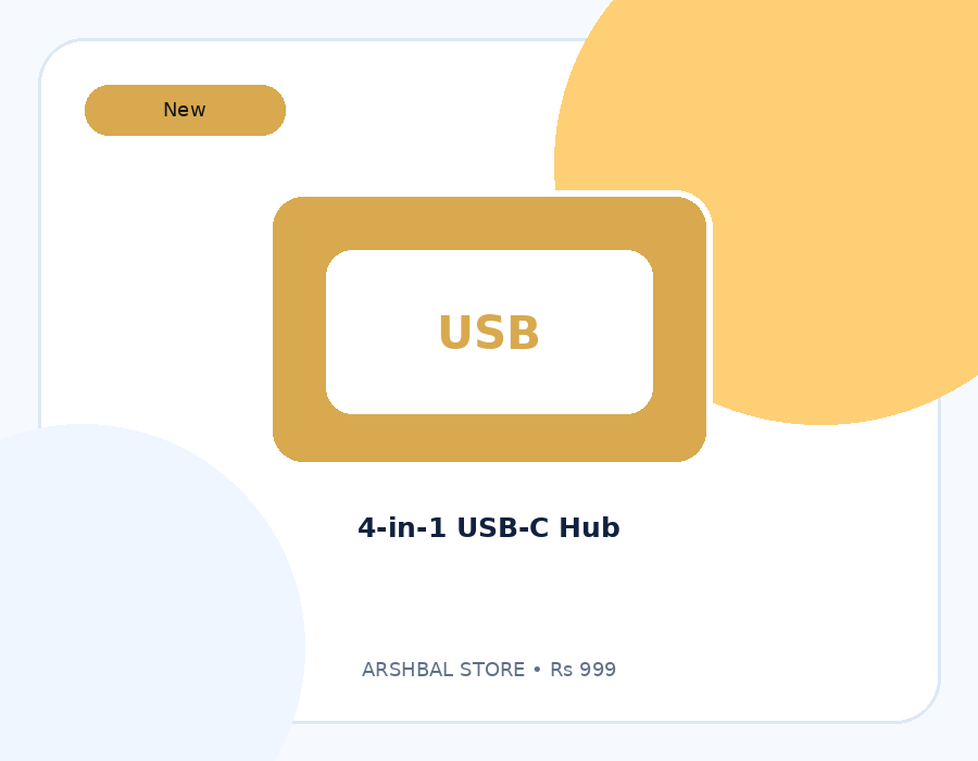 4-in-1 USB-C Hub